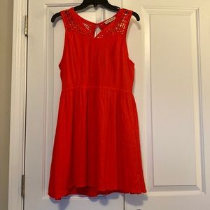 Alter’d State sz L light and flowy skater-styled dress w/beautiful strap oh top.